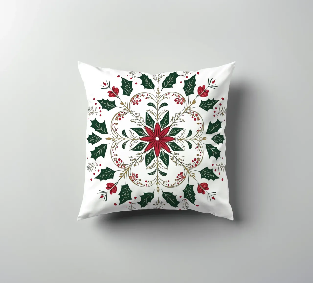 Mandala di Natale cuscino da Spiritual Touch