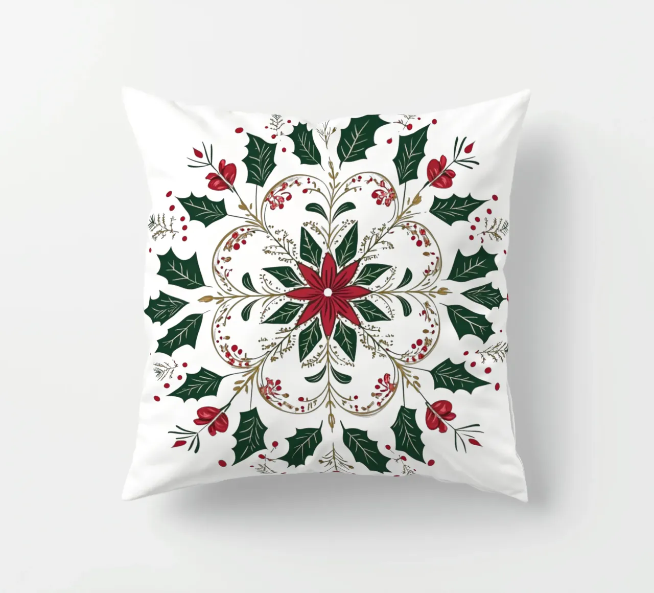 Mandala di Natale cuscino da Spiritual Touch