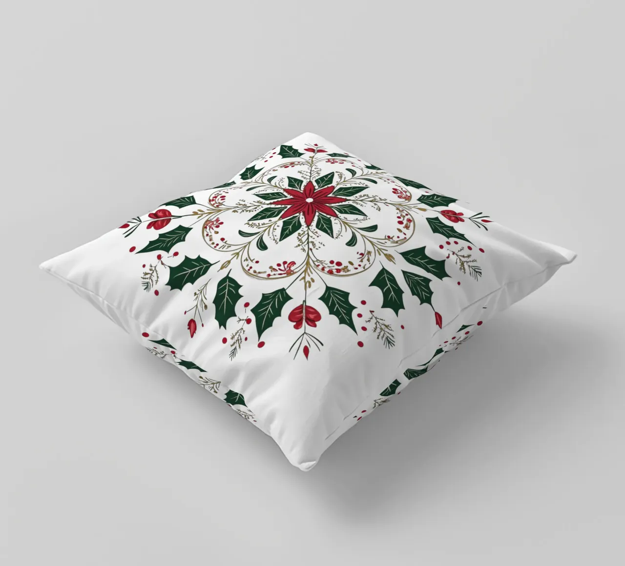 Mandala di Natale cuscino da Spiritual Touch