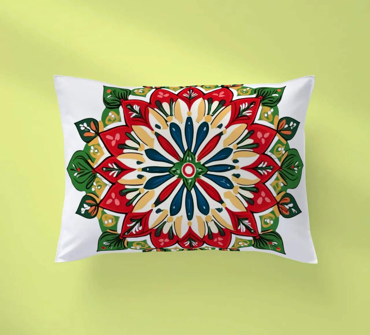 Mandala di Natale cuscino da Spiritual Touch
