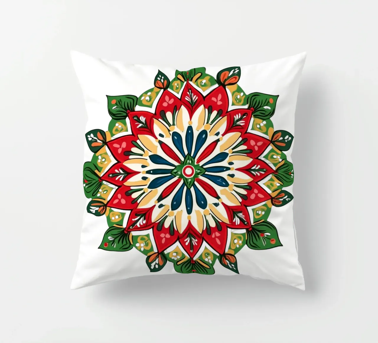 Mandala di Natale cuscino da Spiritual Touch