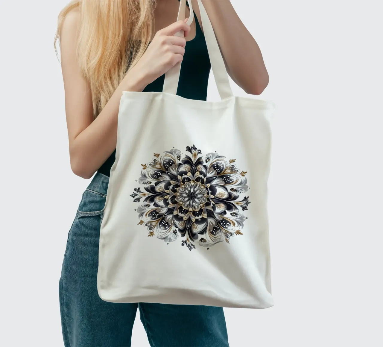 Mandala de Noël tote bag de Spiritual Touch