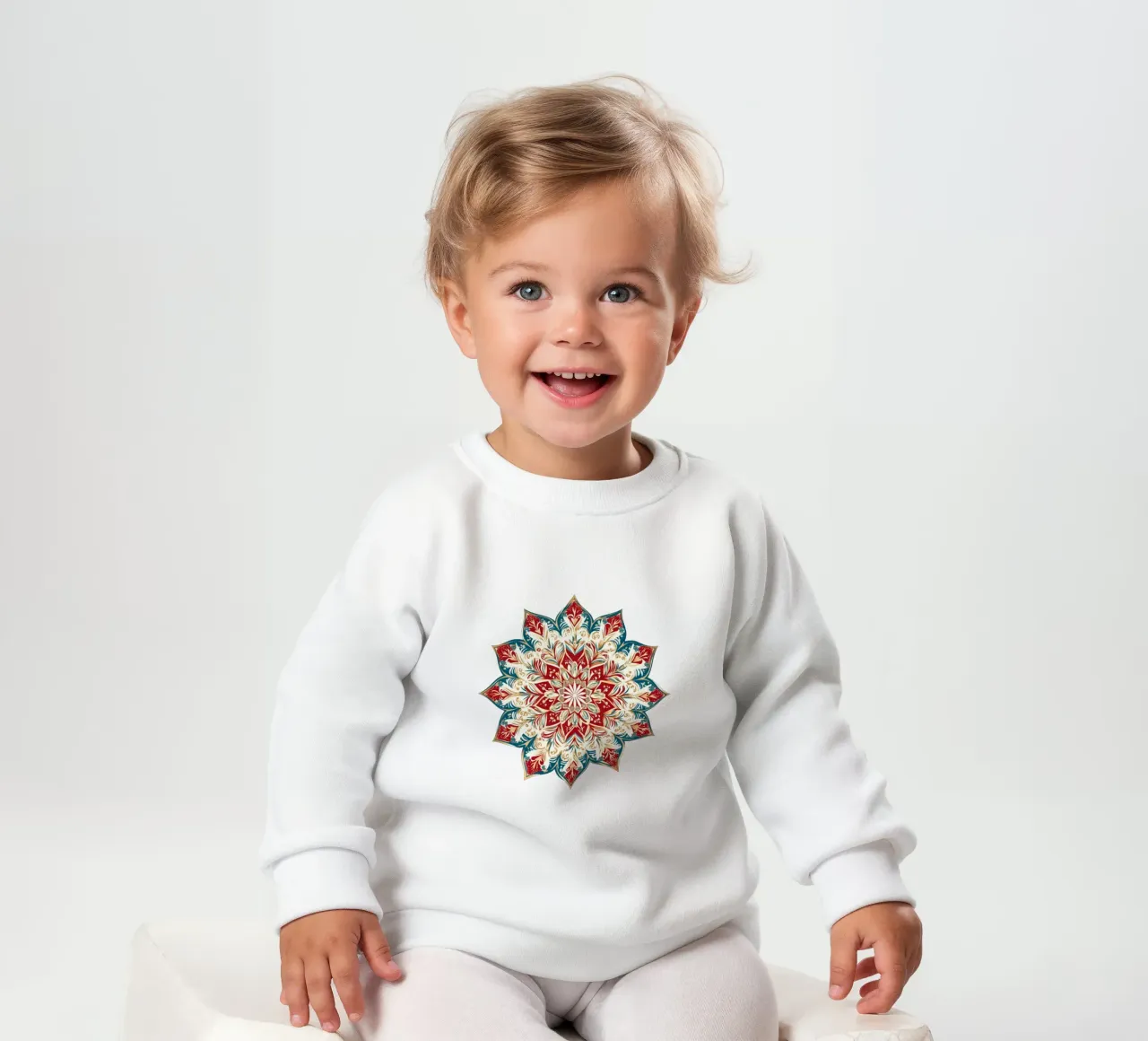 Mandala di Natale felpa neonato da Spiritual Touch