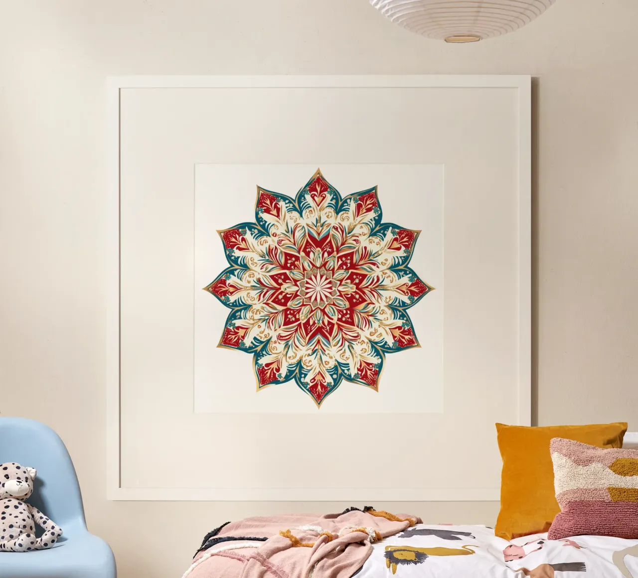 Mandala di Natale poster da Spiritual Touch