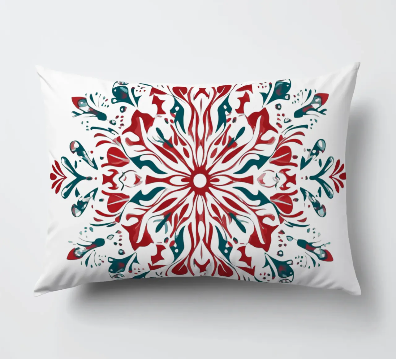 Christmas Mandala decorative cushion by Spiritual Touch