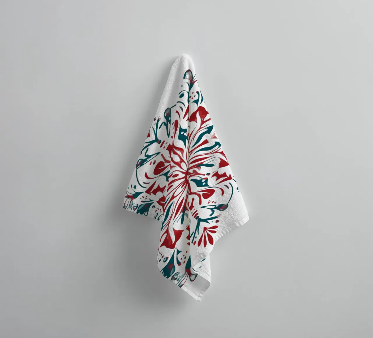 Christmas Mandala towel by Spiritual Touch