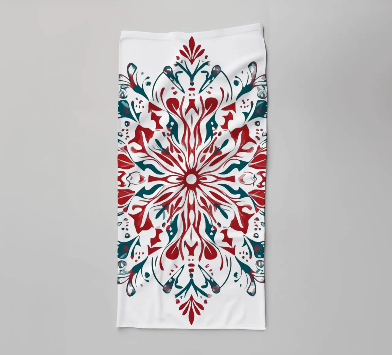 Christmas Mandala towel by Spiritual Touch