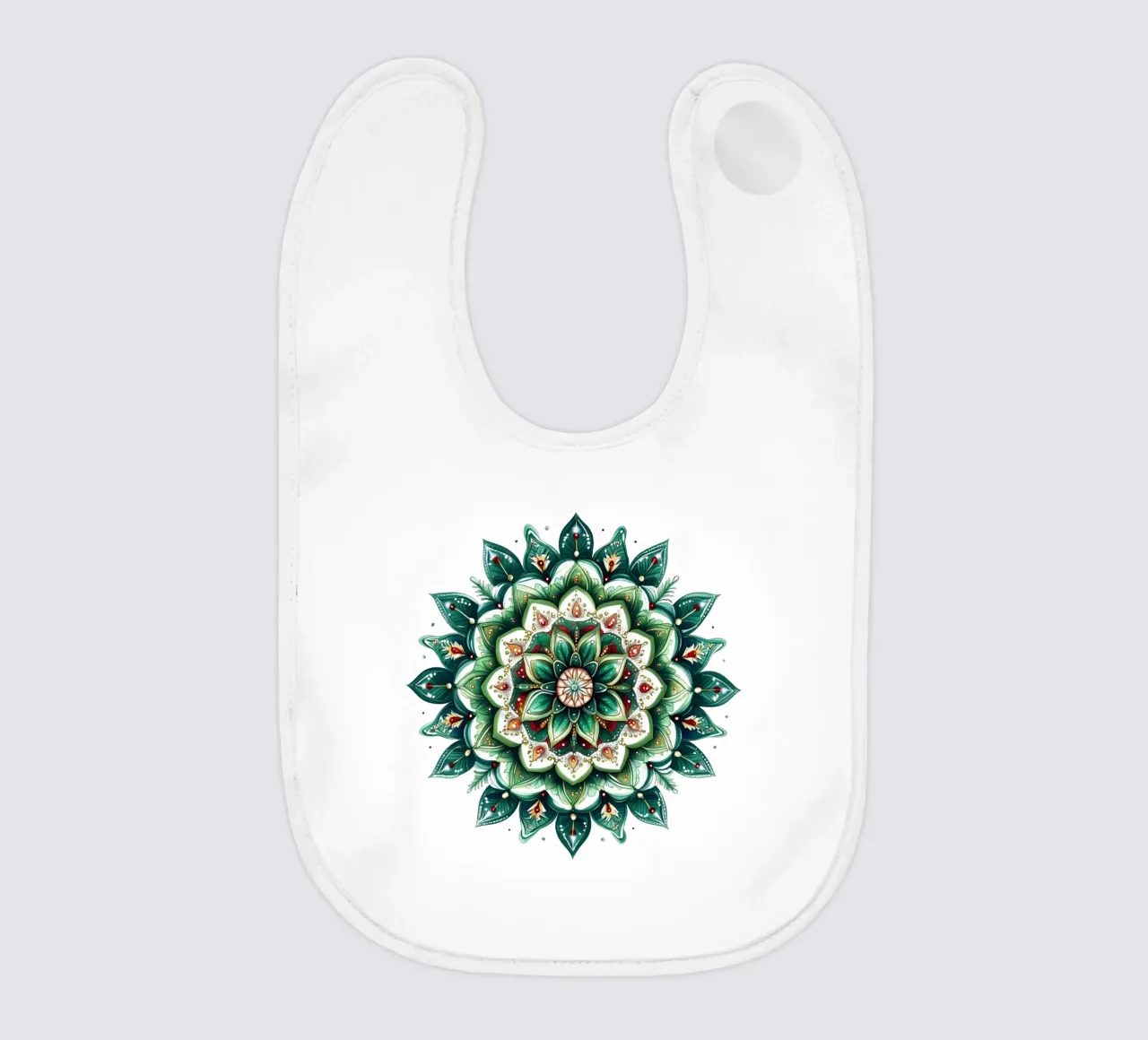 Mandala di Natale bavaglino da Spiritual Touch