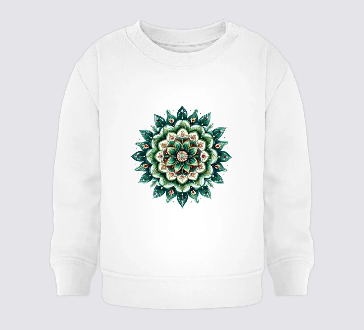 Mandala di Natale felpa neonato da Spiritual Touch