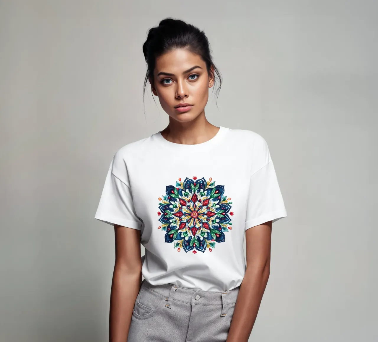 Mandala de Noël t-shirt de Spiritual Touch