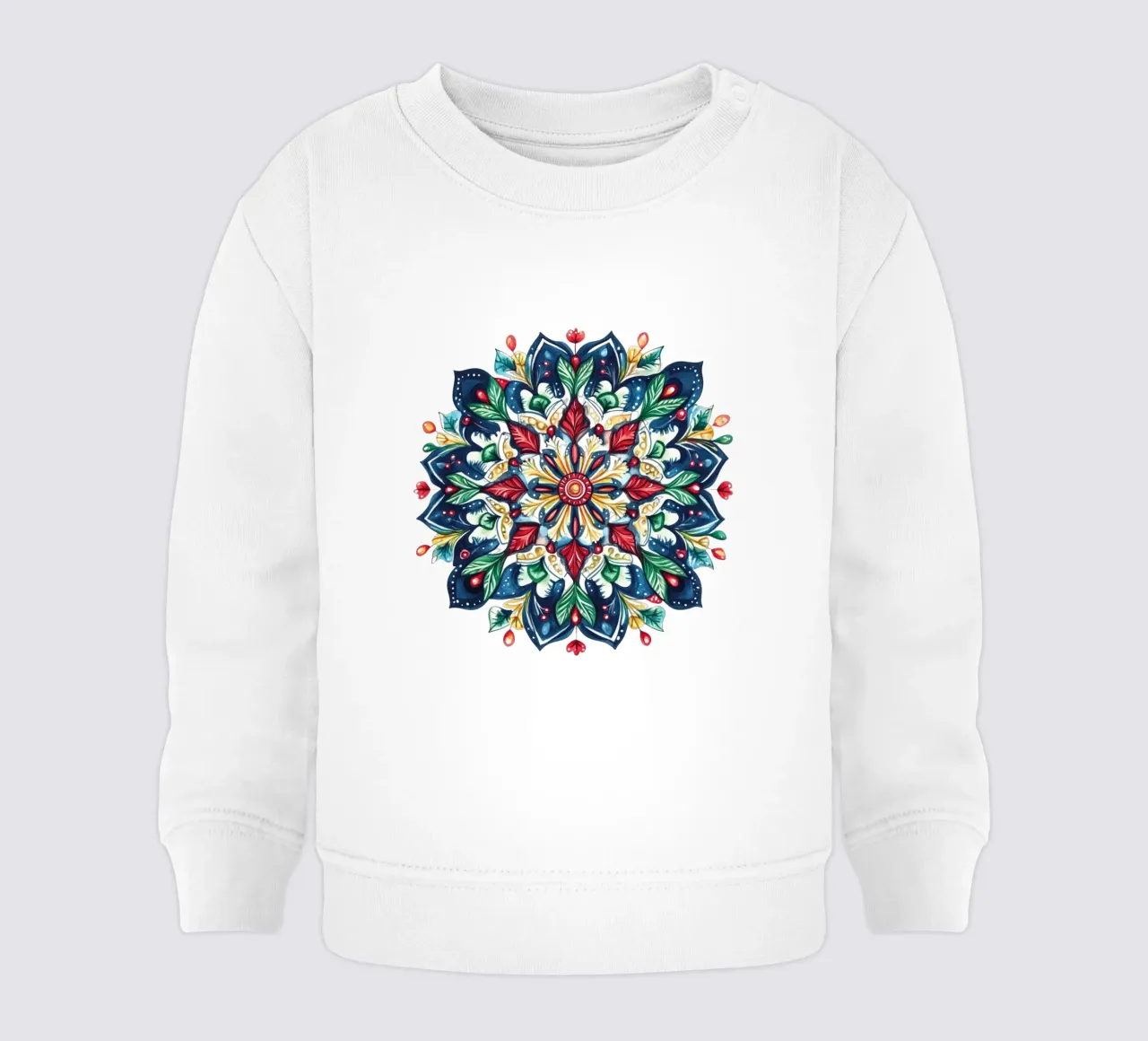 Mandala di Natale felpa neonato da Spiritual Touch