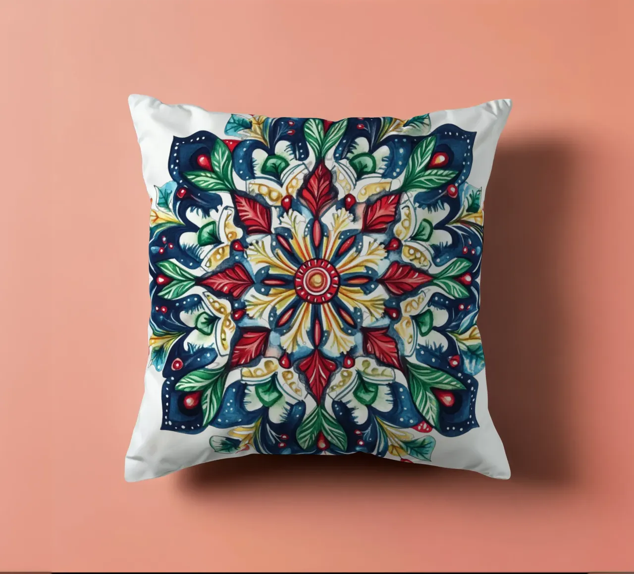 Mandala di Natale cuscino da Spiritual Touch