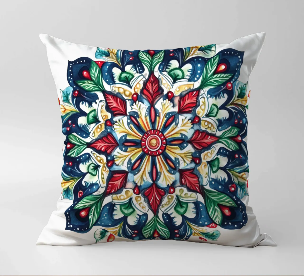 Mandala di Natale cuscino da Spiritual Touch