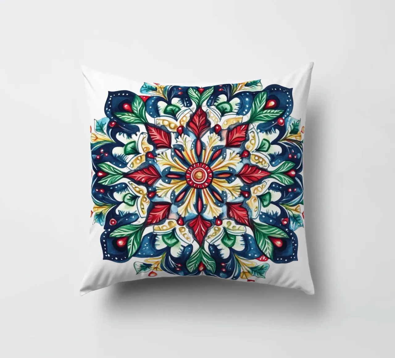 Mandala di Natale cuscino da Spiritual Touch