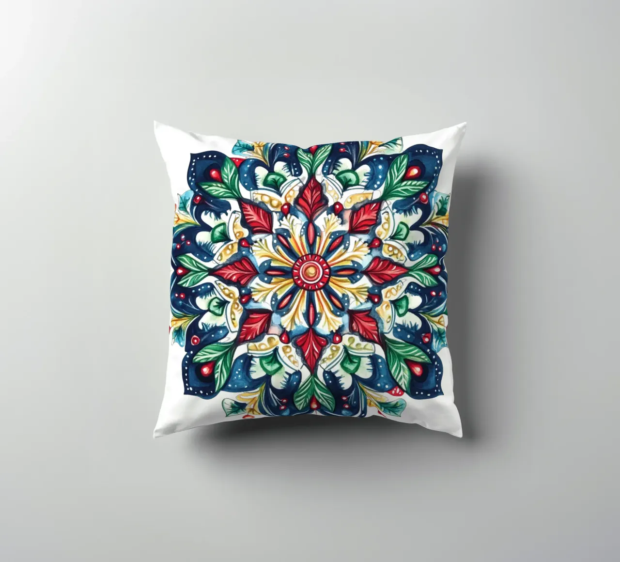 Mandala di Natale cuscino da Spiritual Touch