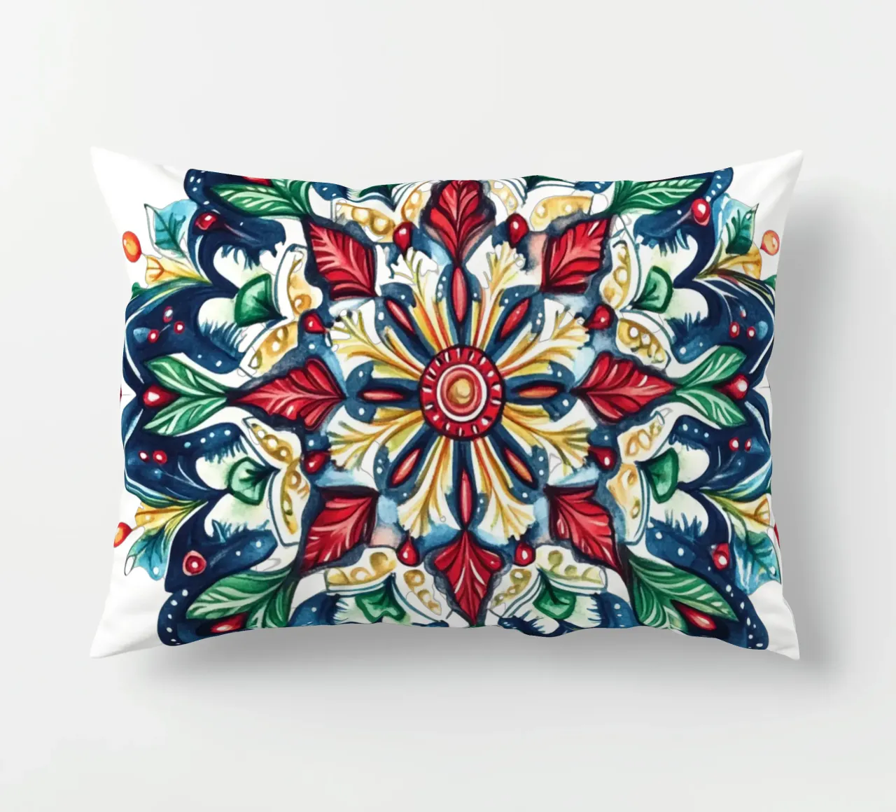 Mandala di Natale cuscino da Spiritual Touch
