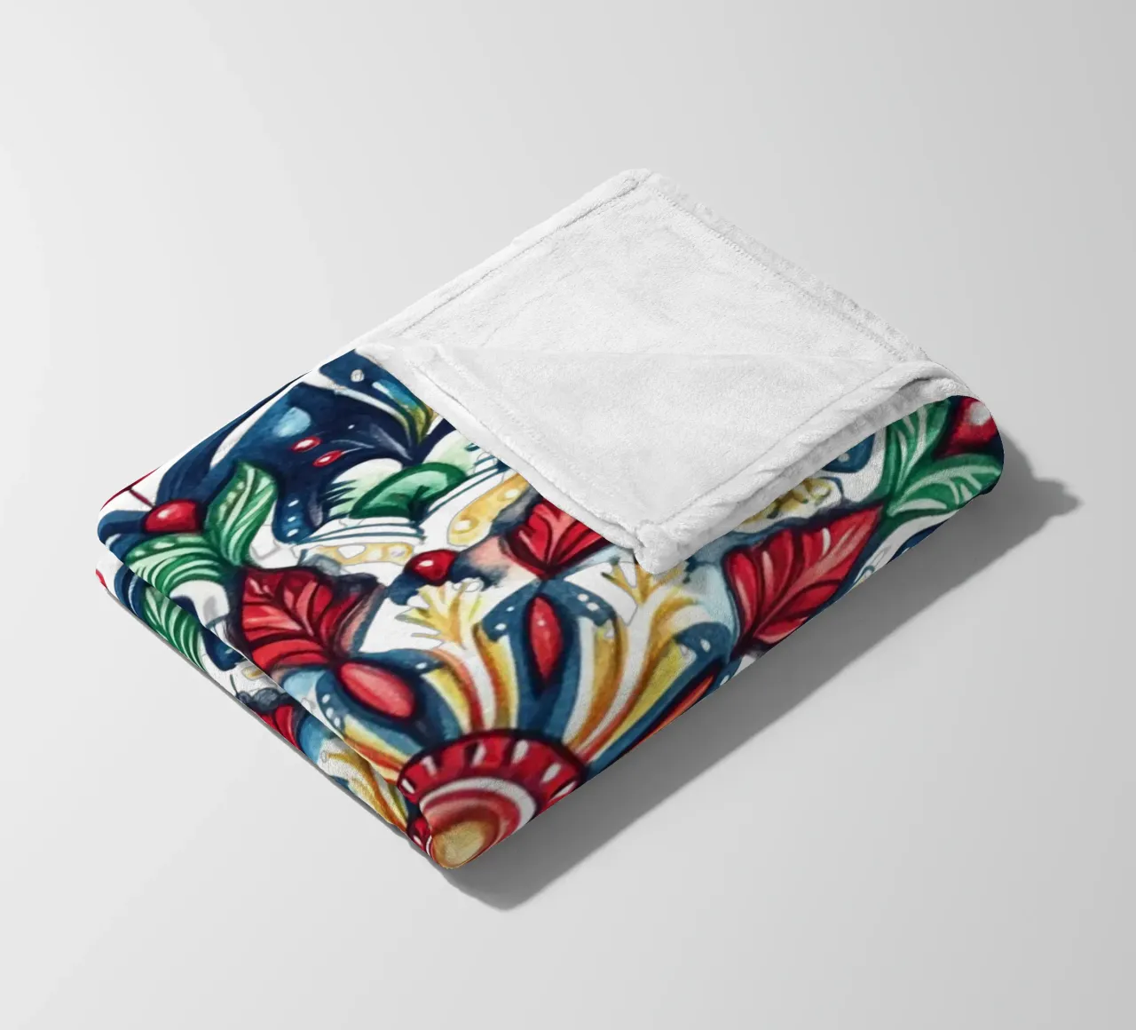Christmas Mandala fleece blanket by Spiritual Touch