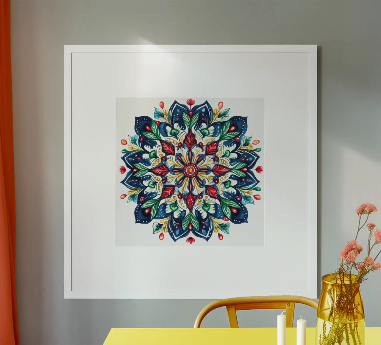 Mandala de Navidad poster de Spiritual Touch