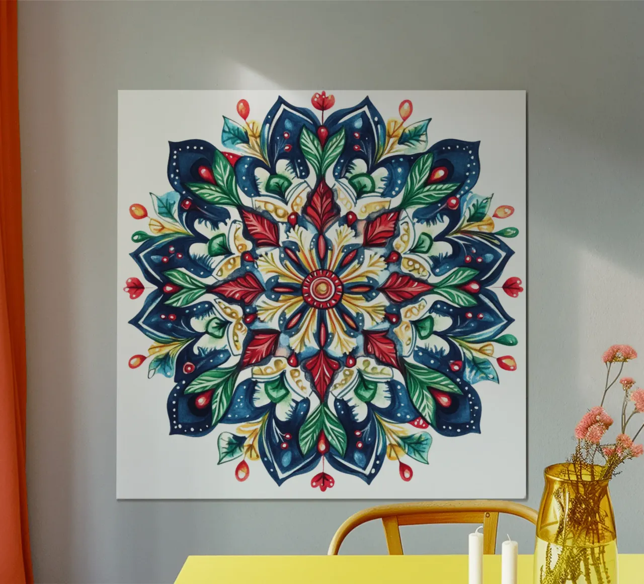 Mandala de Navidad poster de Spiritual Touch