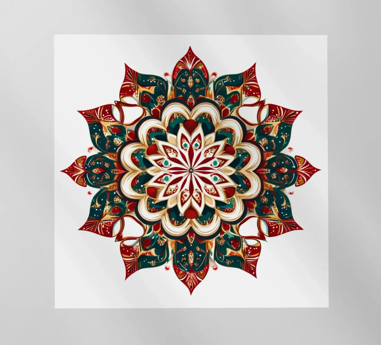 Mandala di Natale pellicola backlit da Spiritual Touch