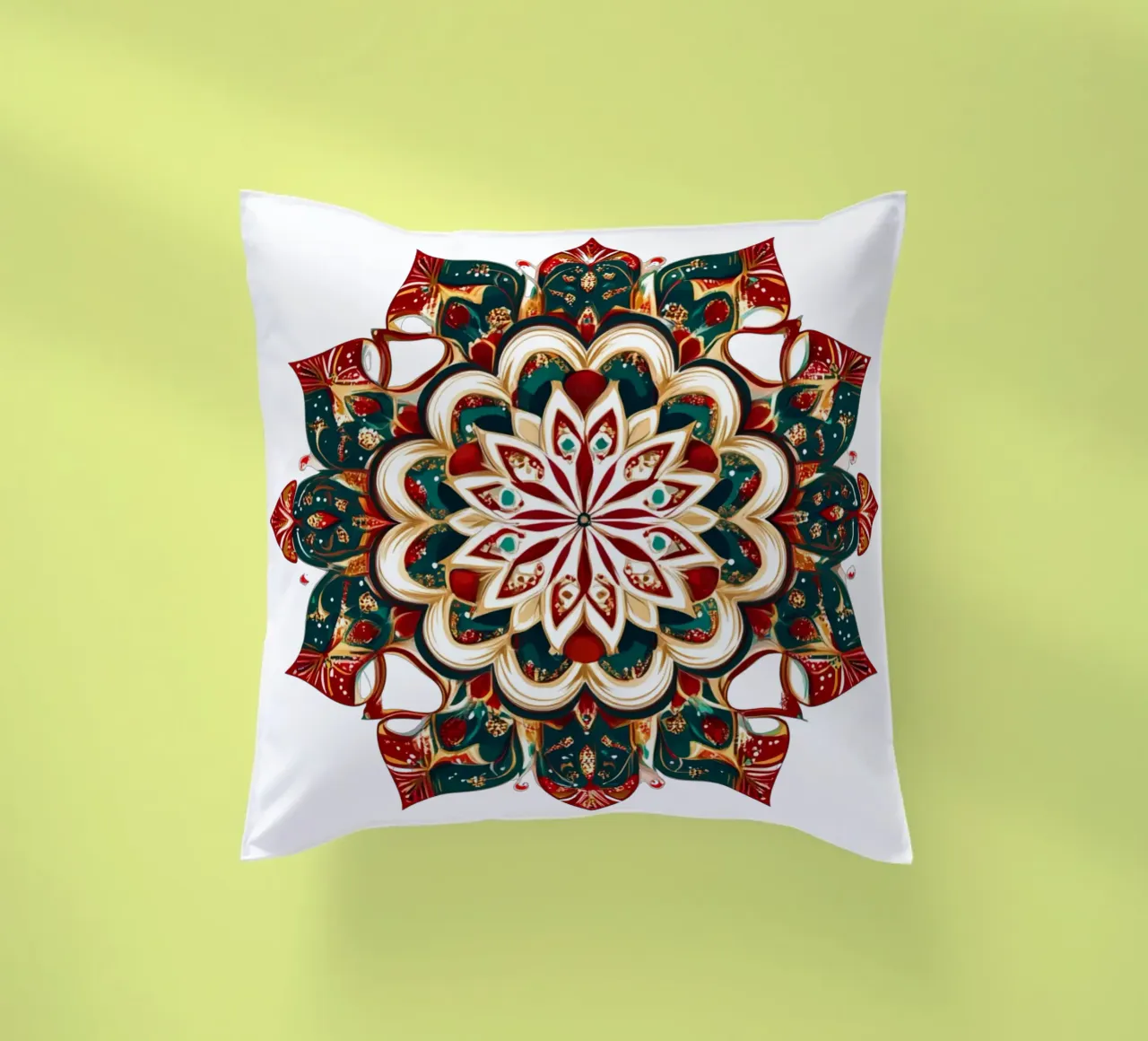 Mandala di Natale cuscino da Spiritual Touch