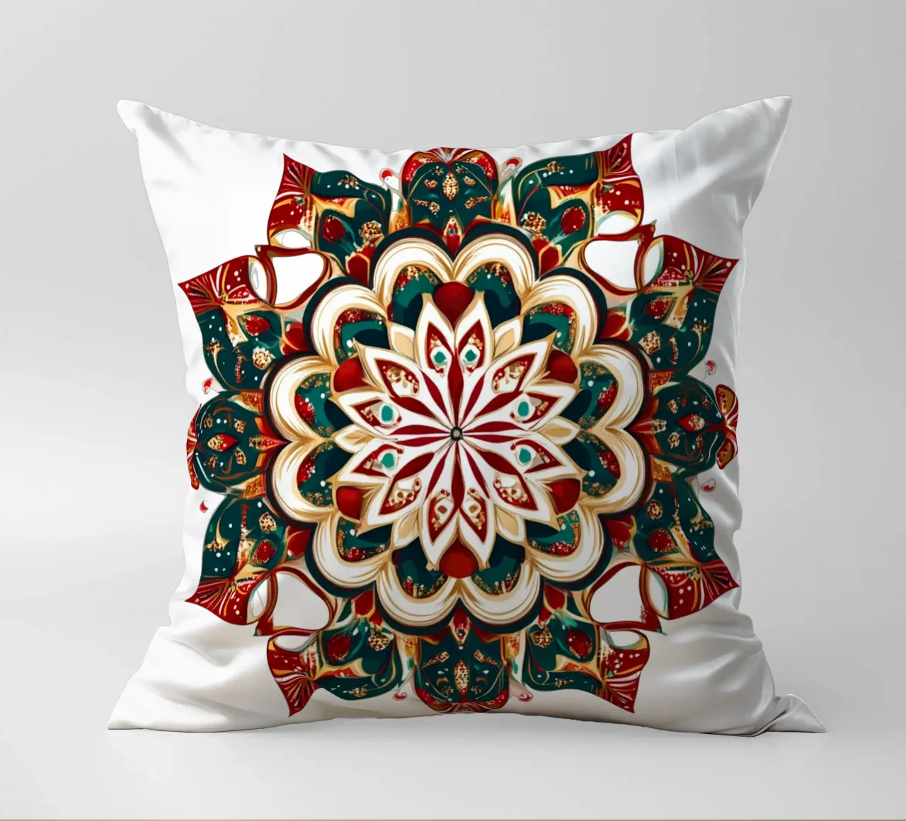 Mandala di Natale cuscino da Spiritual Touch