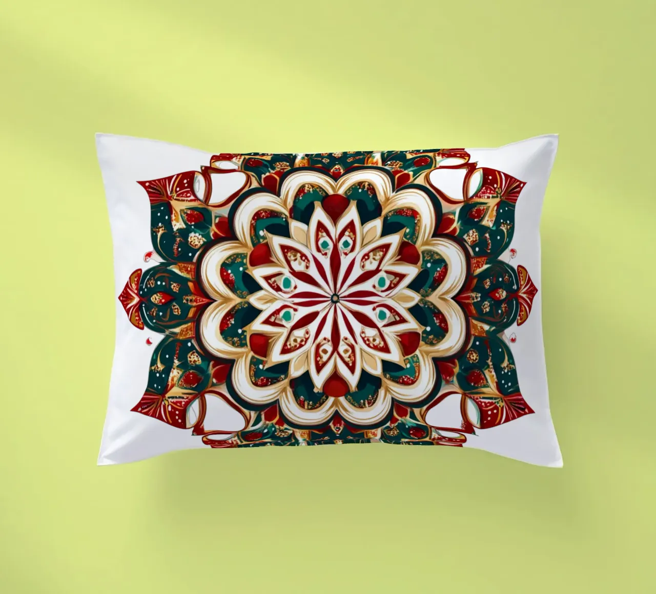 Mandala di Natale cuscino da Spiritual Touch