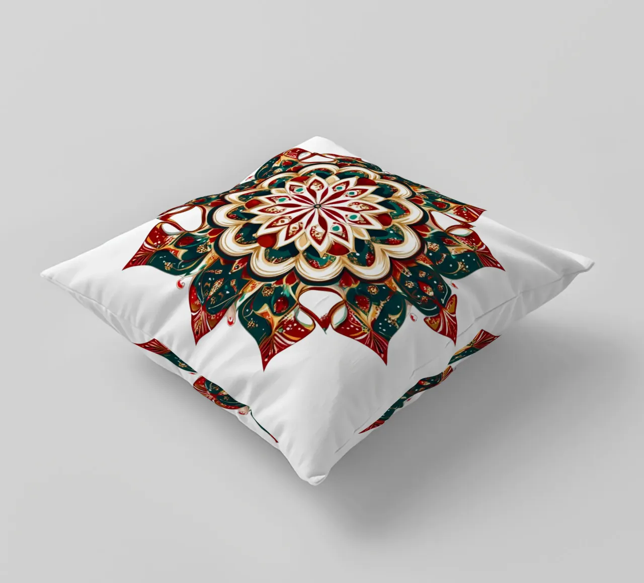Mandala di Natale cuscino da Spiritual Touch