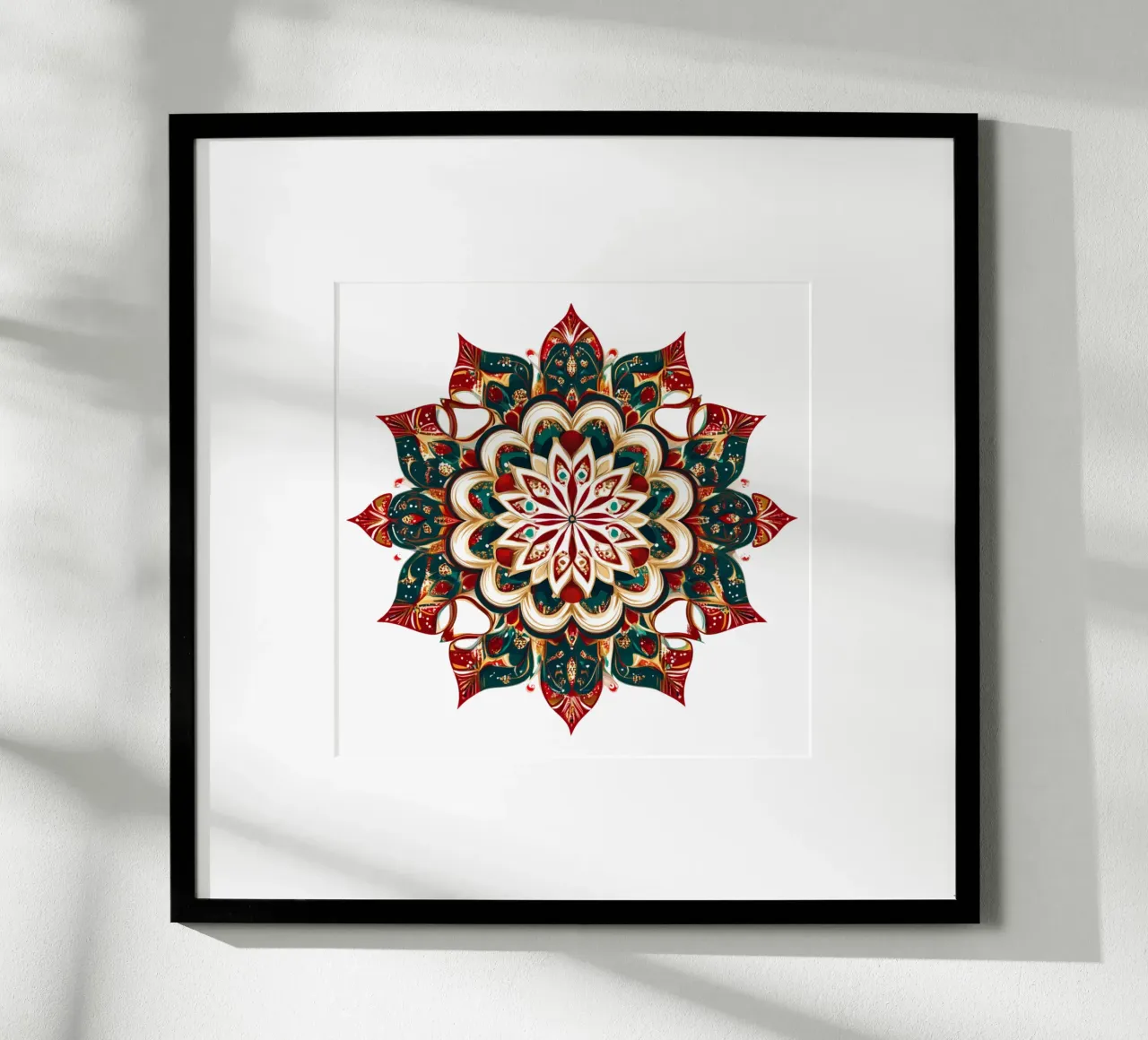 Mandala de Navidad poster de Spiritual Touch