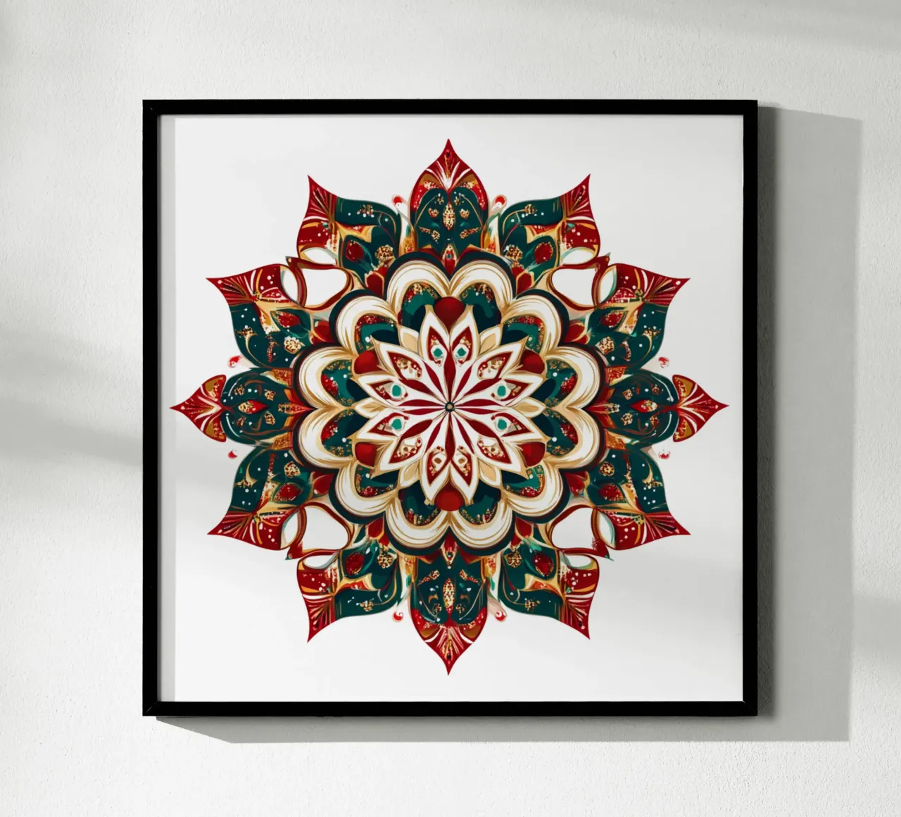 Mandala de Navidad poster de Spiritual Touch