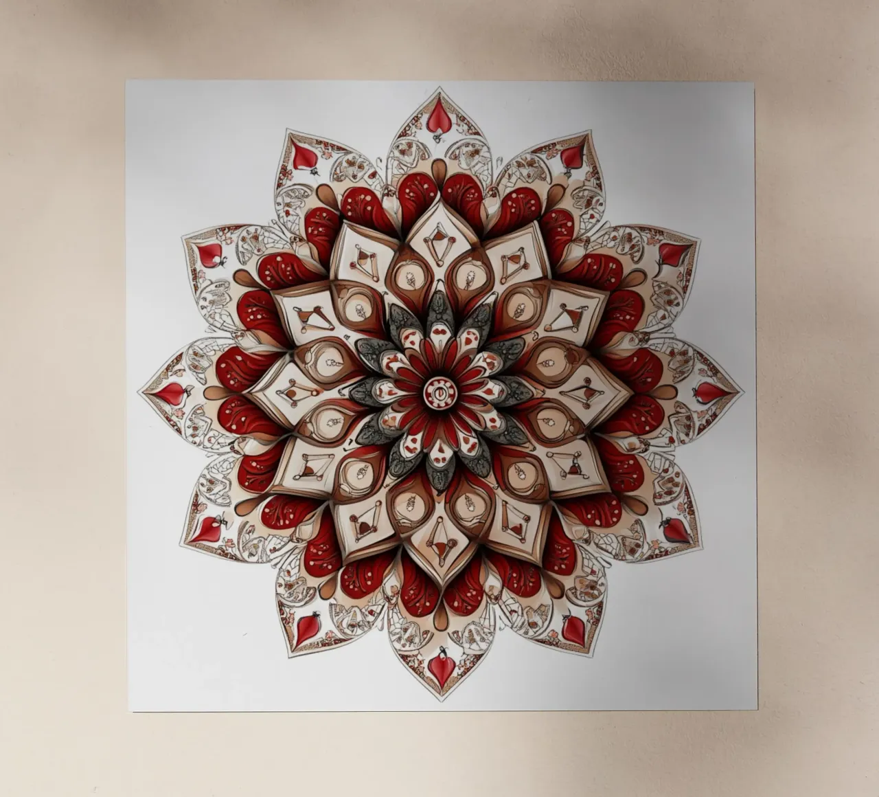 Mandala di Natale pellicola backlit da Spiritual Touch