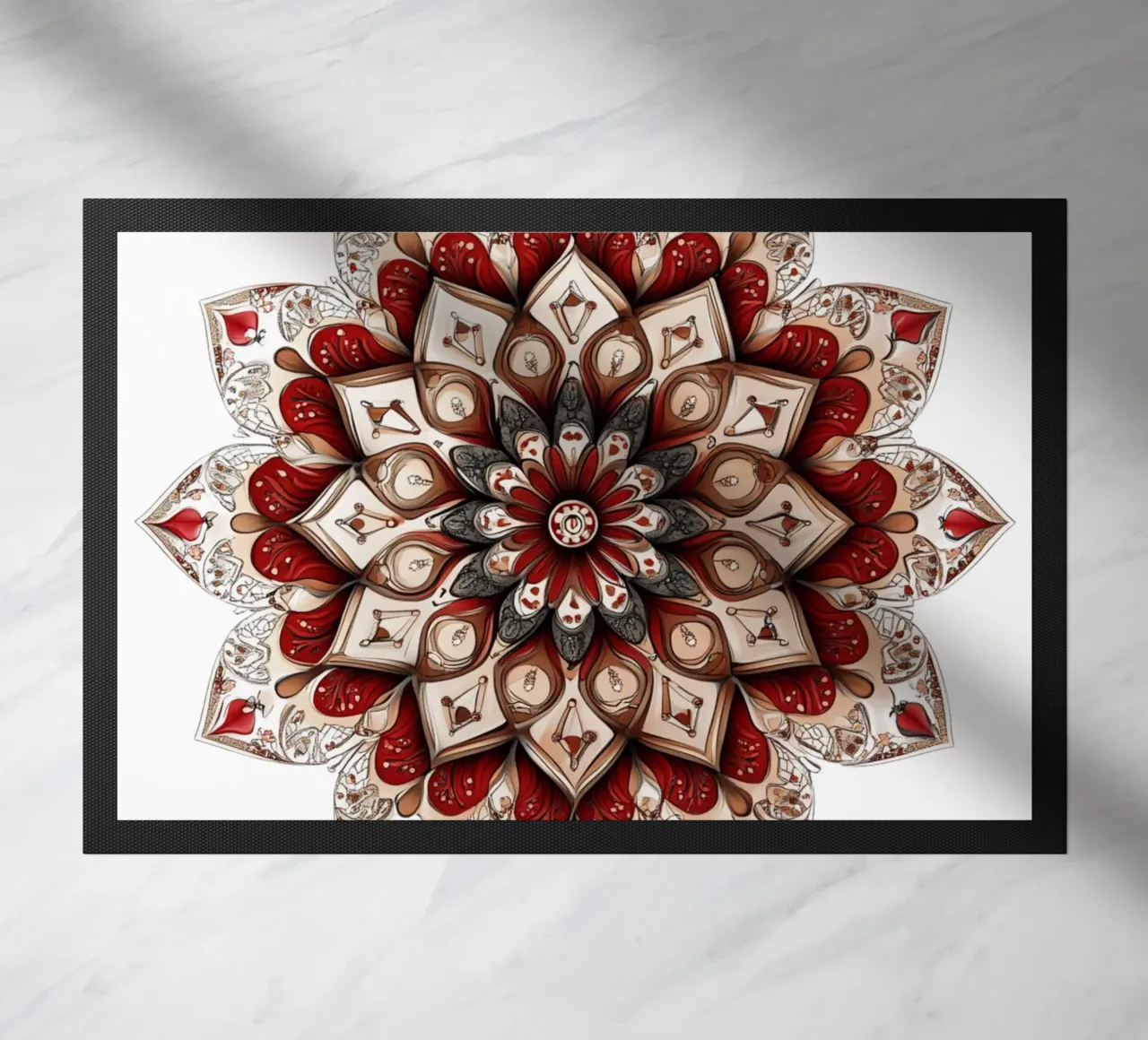 Mandala di Natale zerbino da Spiritual Touch