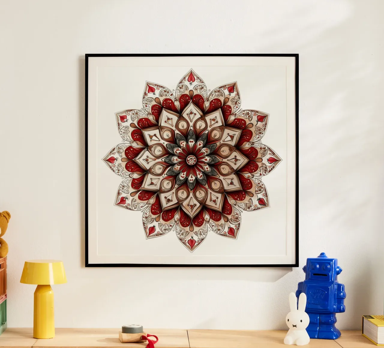 Mandala di Natale poster da Spiritual Touch