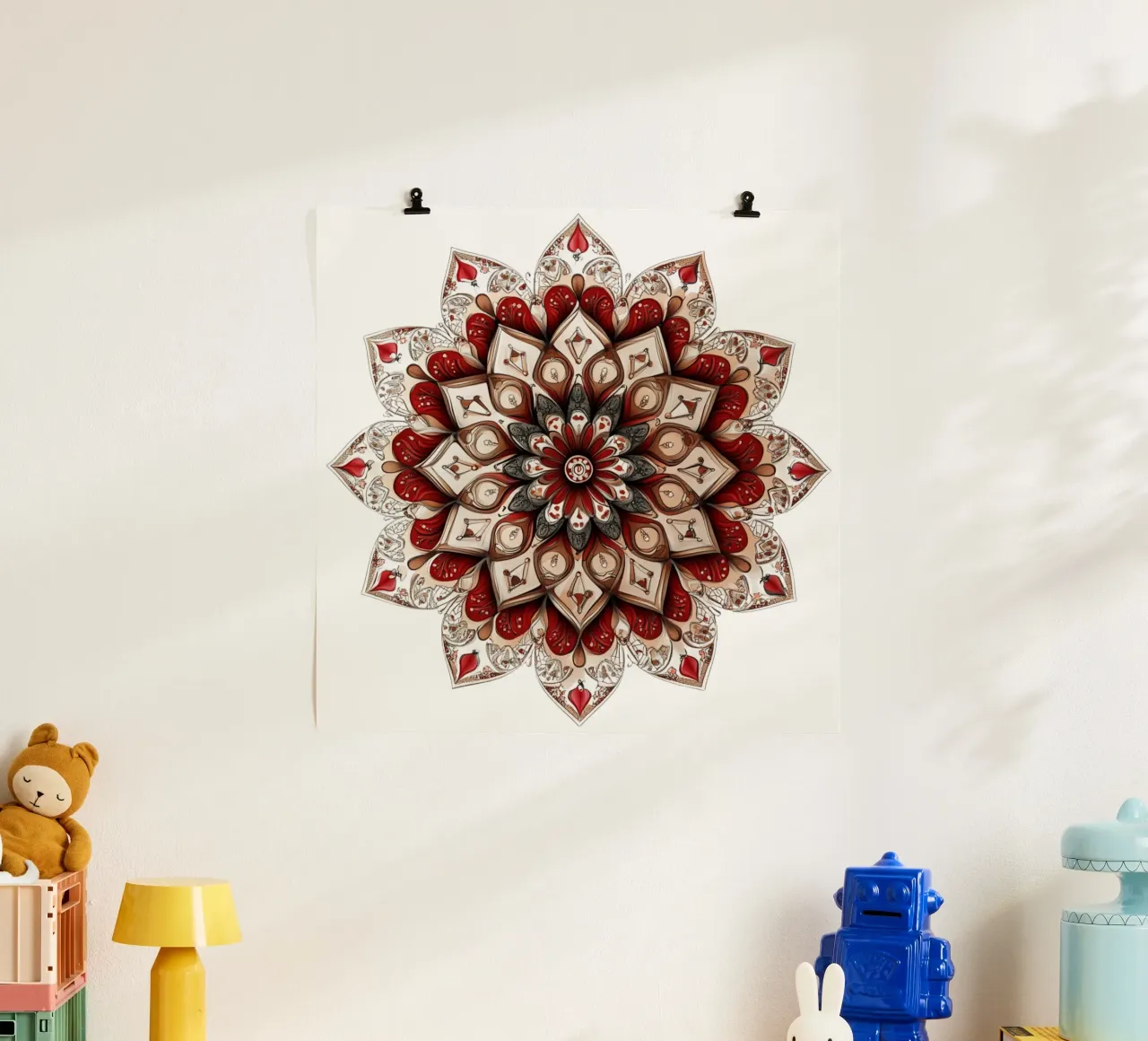 Mandala di Natale poster da Spiritual Touch