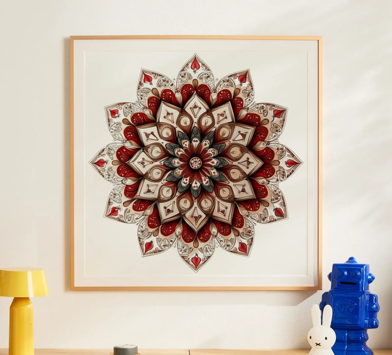 Mandala di Natale poster da Spiritual Touch