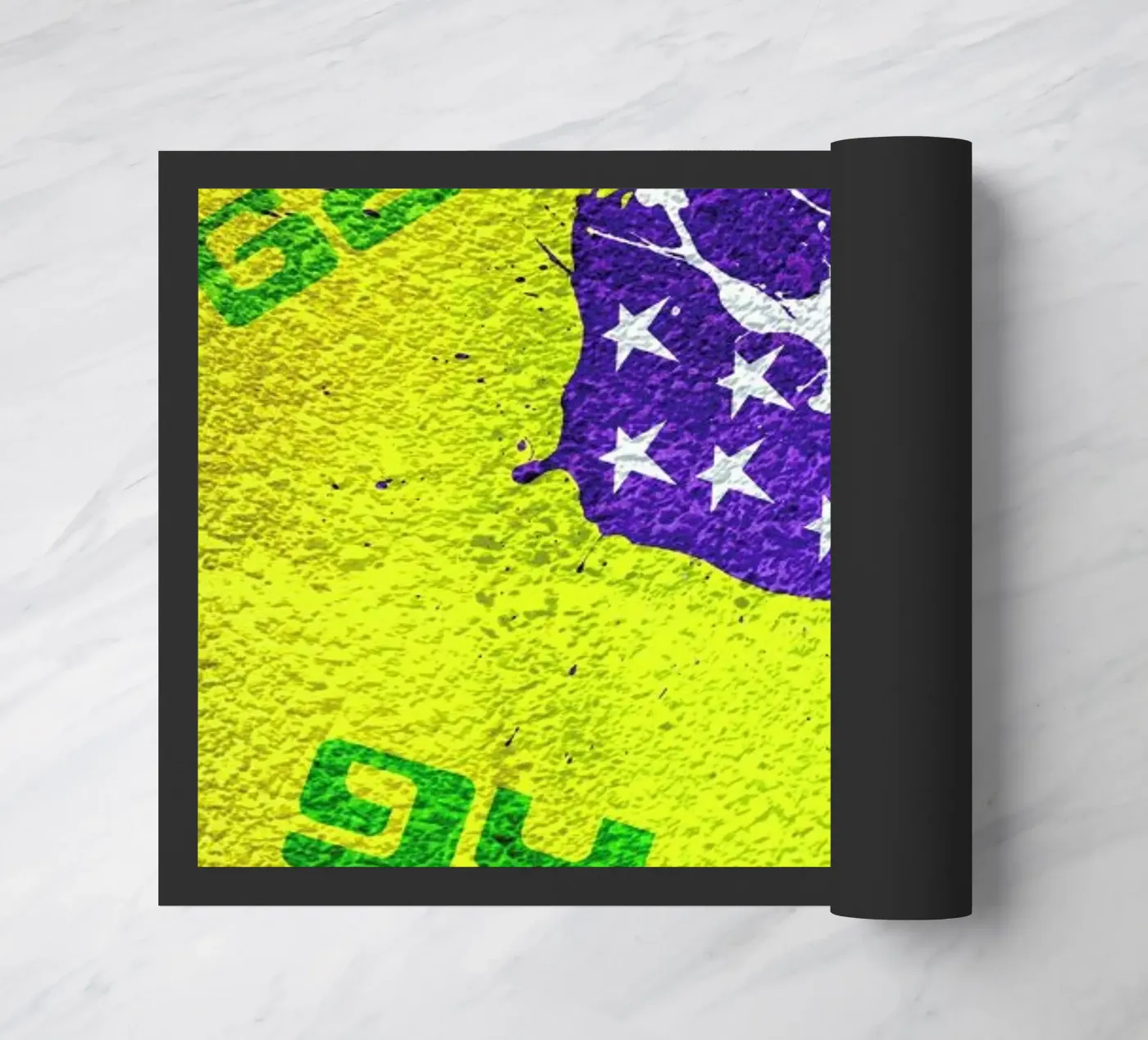 Brazil doormat by David Curry