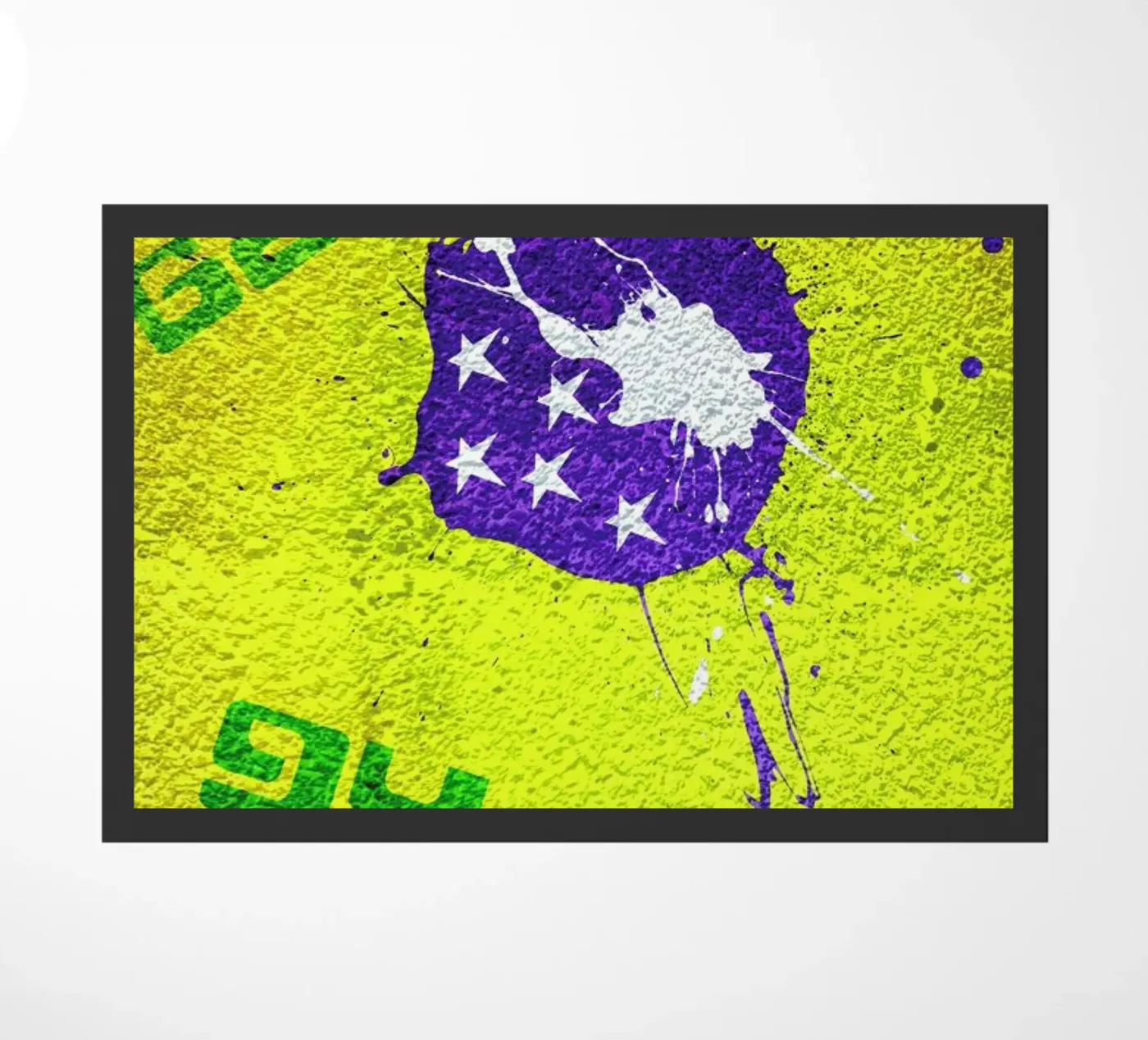 Brazil doormat by David Curry