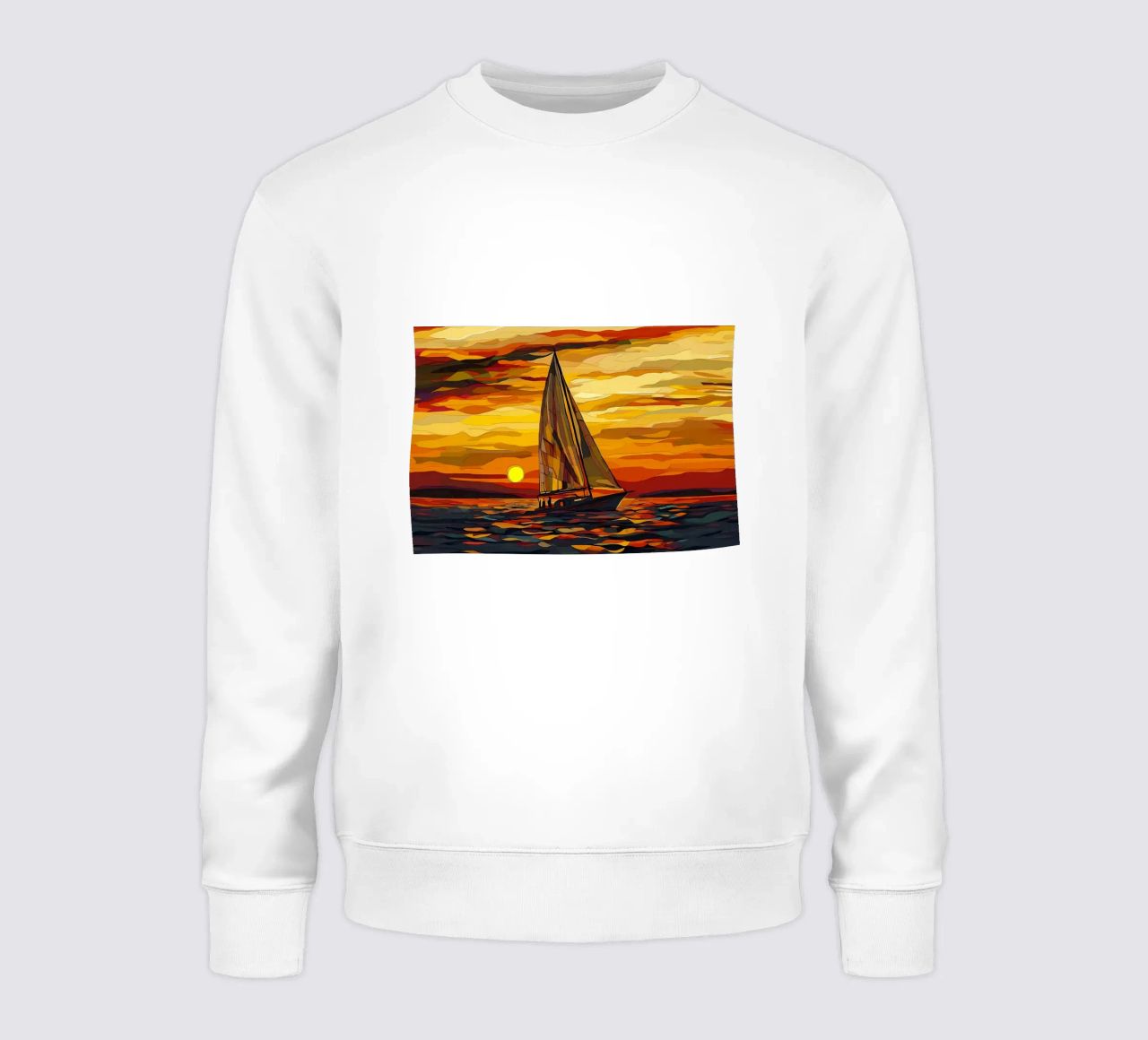 Navigazione al tramonto felpa da Caeson