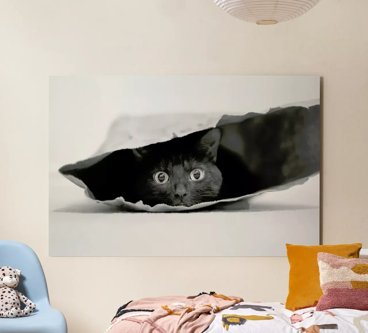 Cat In A Bag -Jeremy Holthuysen alluminio dibond da Pictufy
