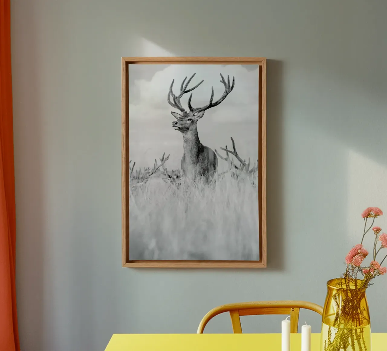 Stag Pride by Monika S. Jakubowska tela con Cornice a cassetta da EyeEm Mobile GmbH