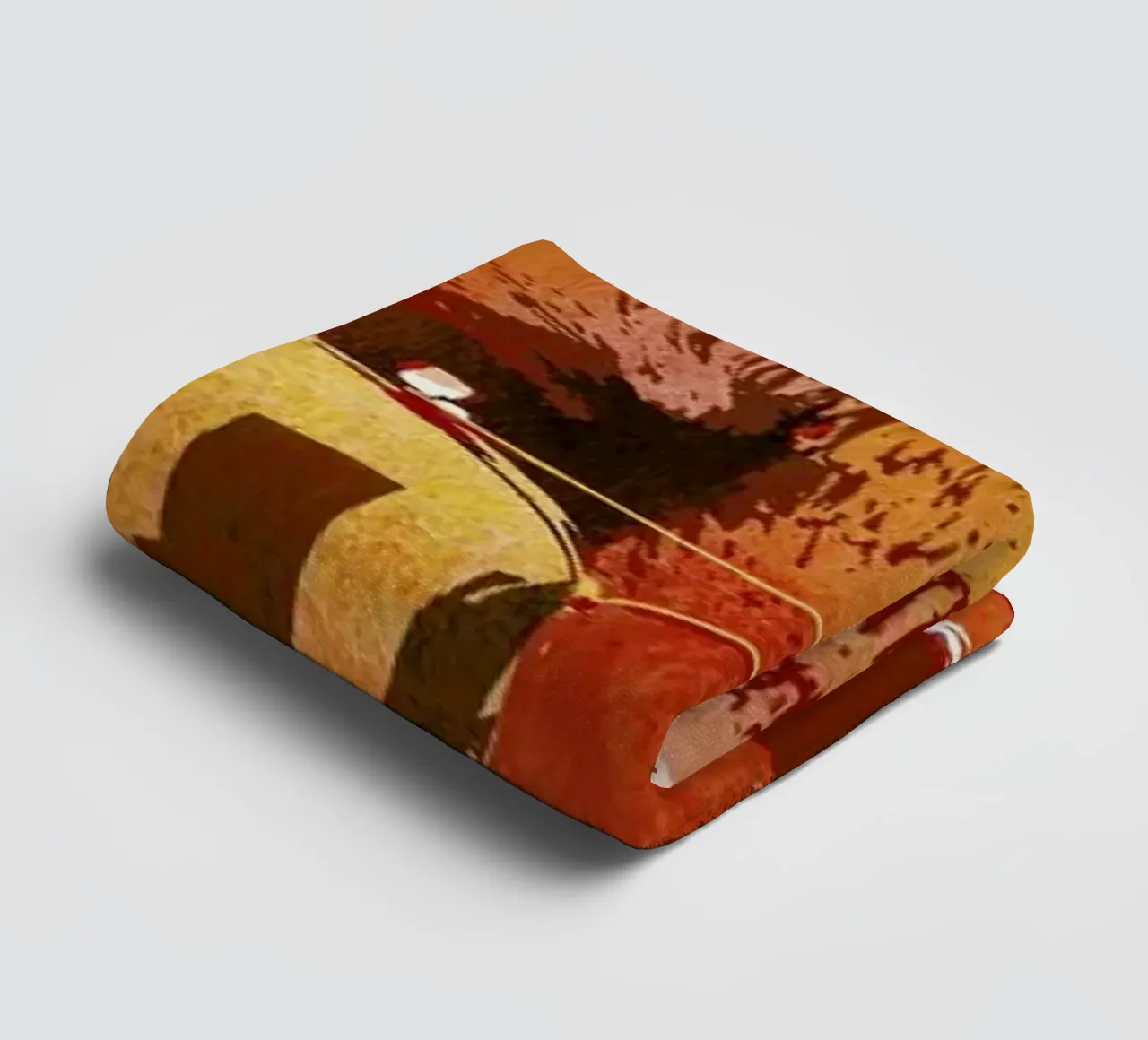 Big Town Fox towel by Róbert Farkas