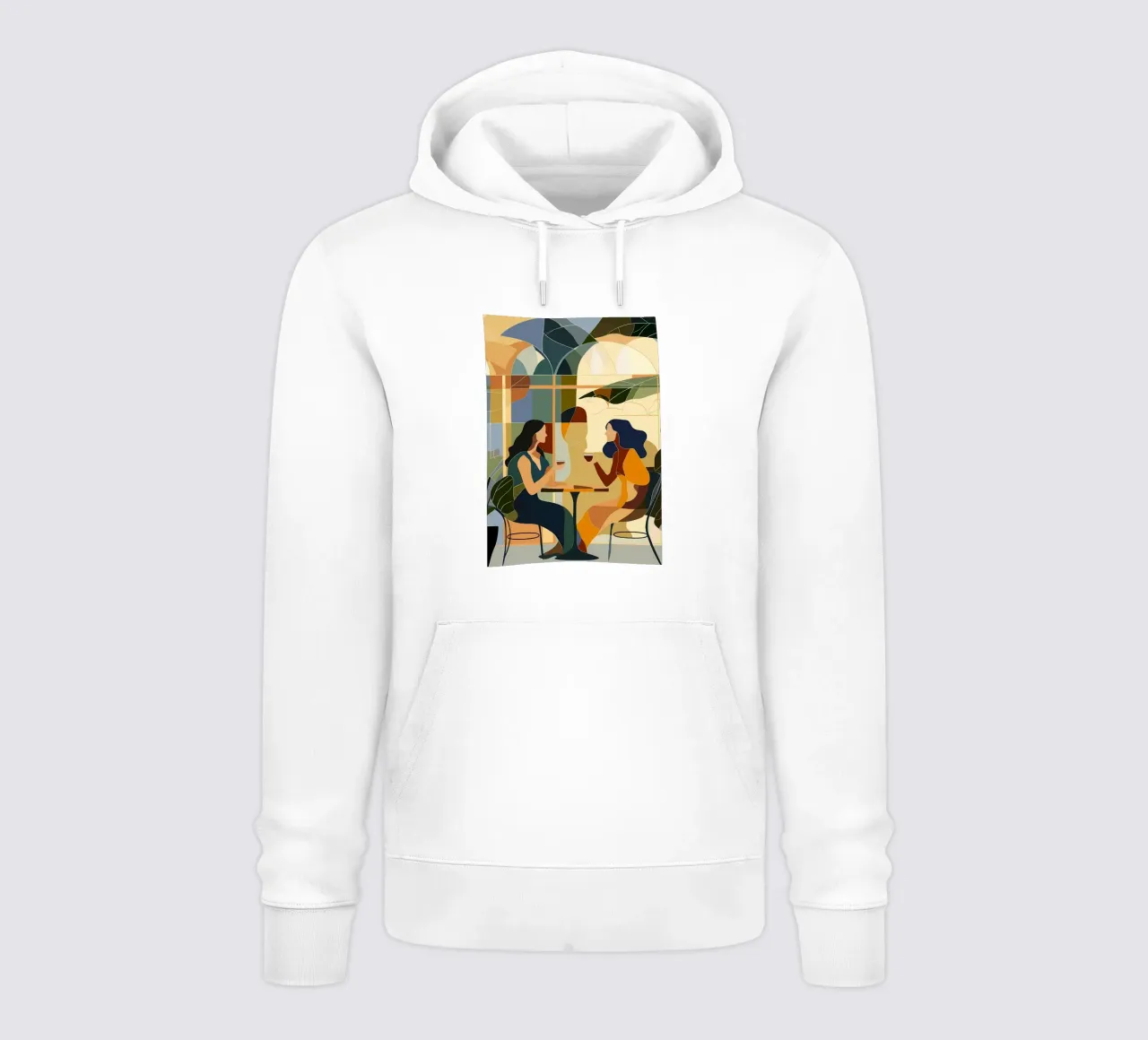 Kaffee-Date-Gespräch Hoodie von Caeson