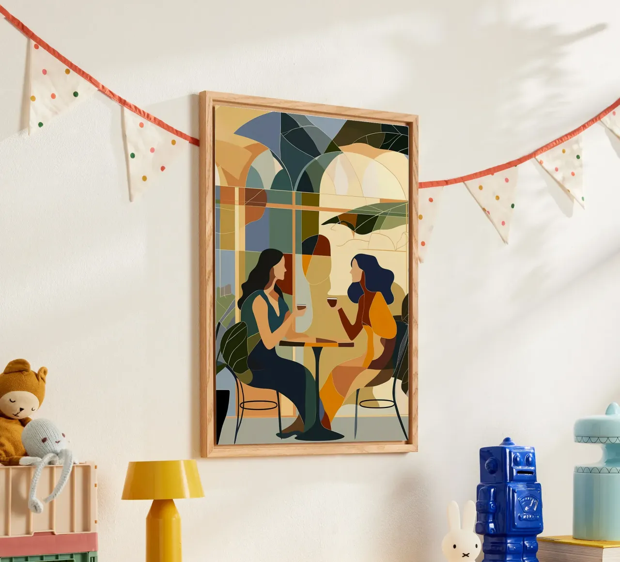 Kaffee-Date-Gespräch Acryl-Glas von Caeson