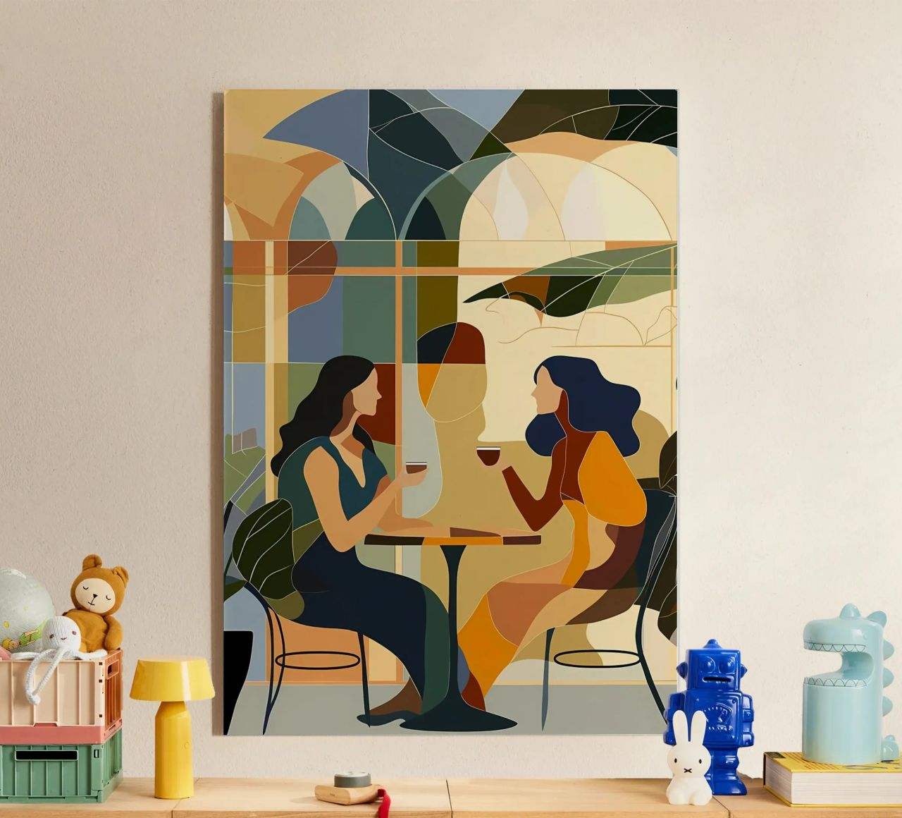 Conversazione con un caffè plexiglass da Caeson