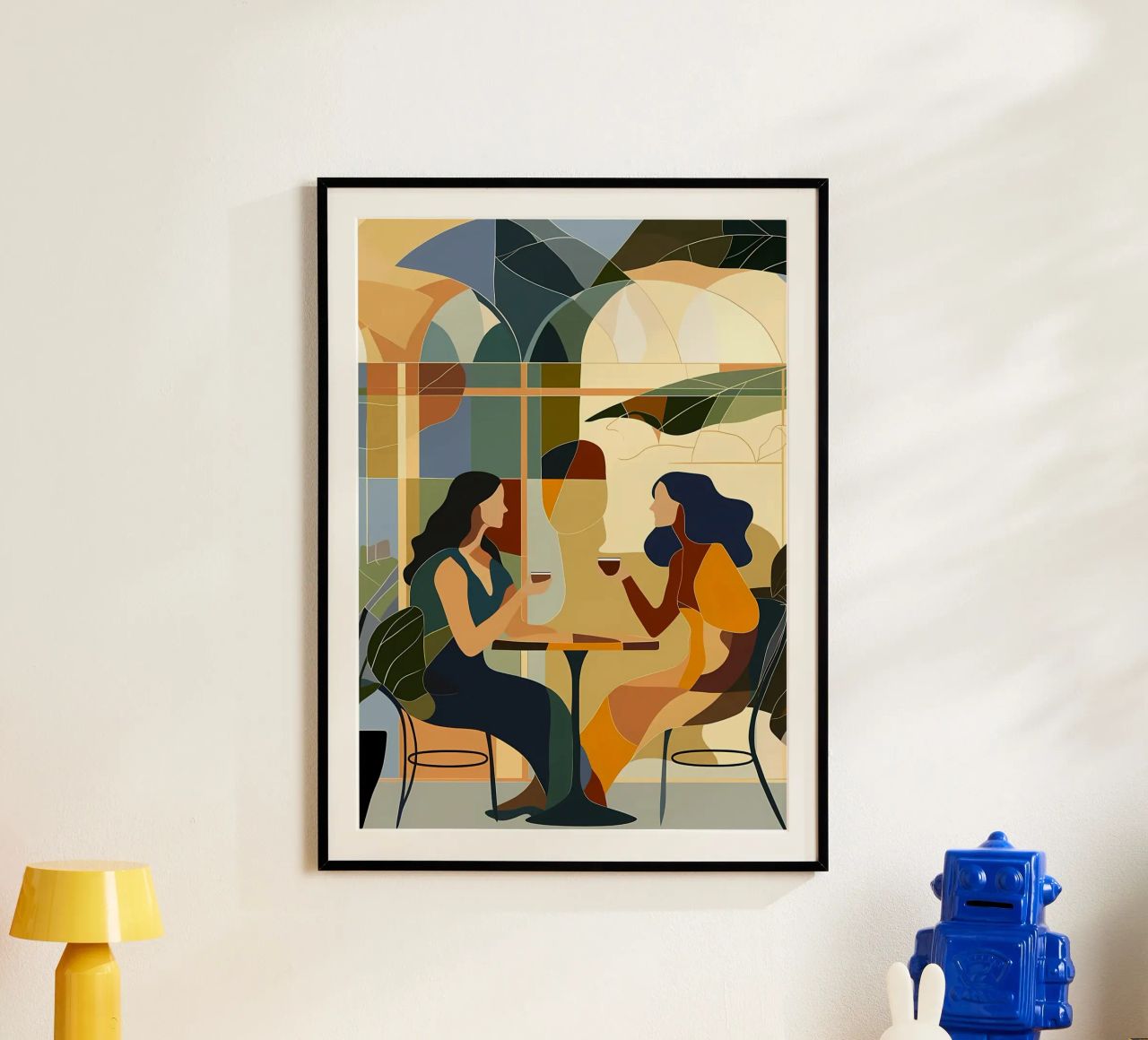 Conversazione con un caffè carta hahnemühle da Caeson