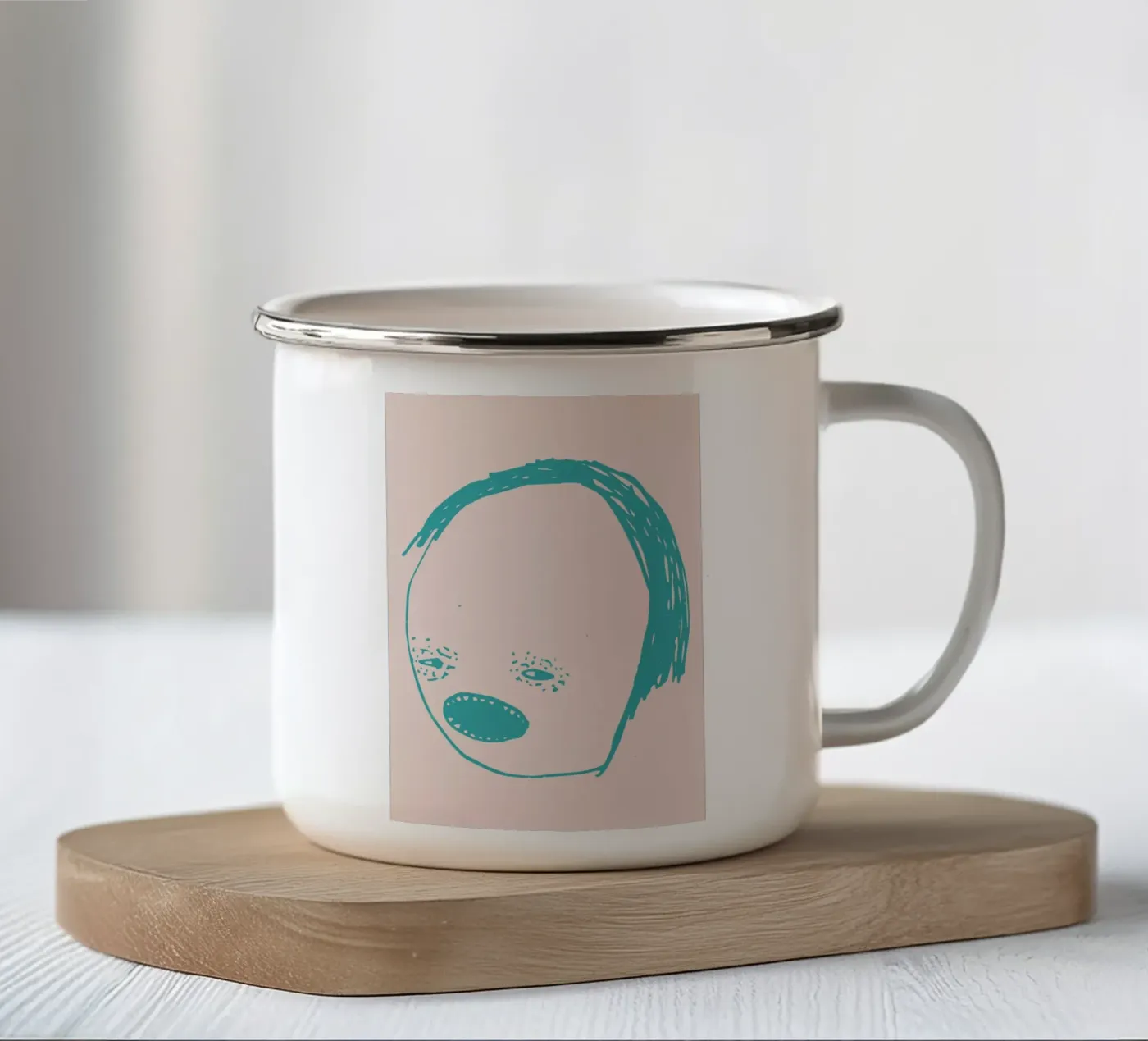 Bufa emaille mok van Arthelps gGmbH