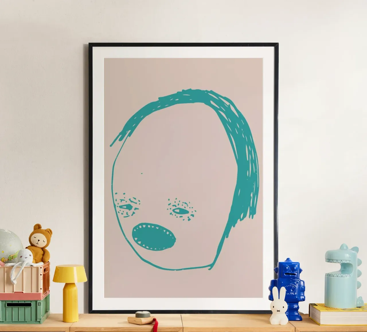Bufa poster con telaio in legno da Arthelps gGmbH