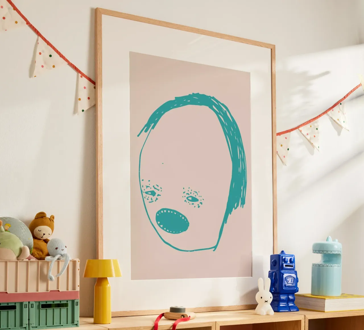 Bufa poster con telaio in legno da Arthelps gGmbH