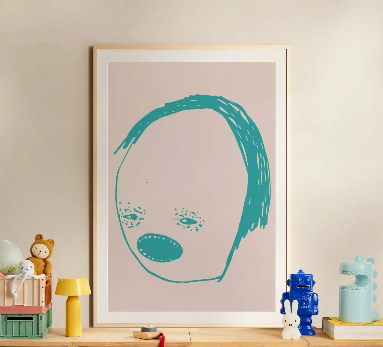 Bufa poster con telaio in legno da Arthelps gGmbH