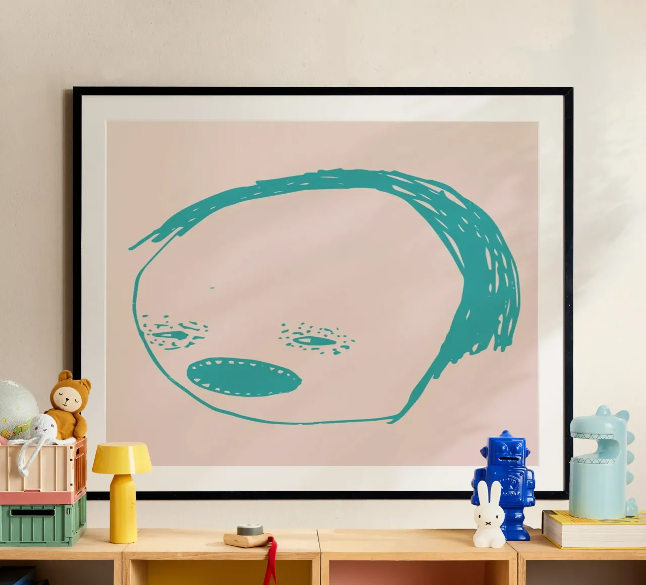 Bufa poster con telaio in legno da Arthelps gGmbH